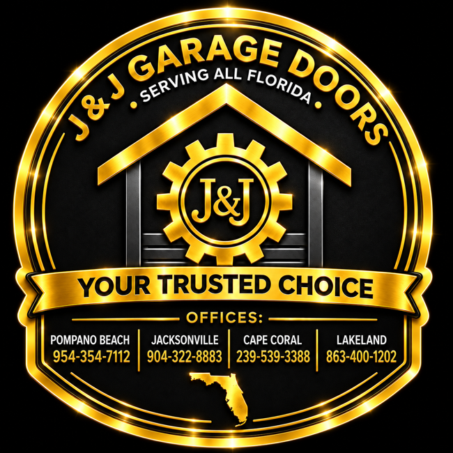 J & J Garage Doors badge